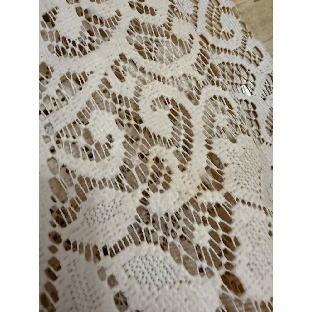Vintage Lace-Style Plastic Table Mat / Doily